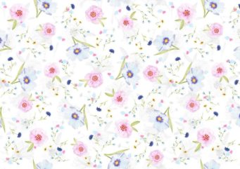 blå blommor